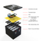 Lithium-Batterie 48V 50ah LiFePO4 Batterie Elektrofahrzeugbatterie für Solarenergie/Elektroauto/Boot/Golfwagen